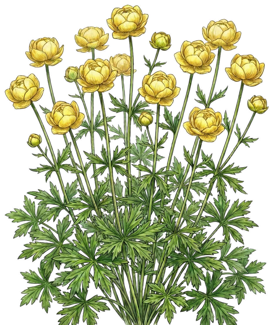 Купальница европейская 